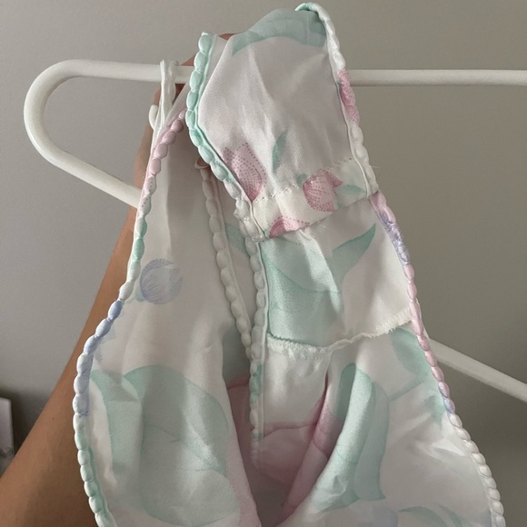 Papillon Blanc Pastel Floral romper nighty - Picture 4 of 5